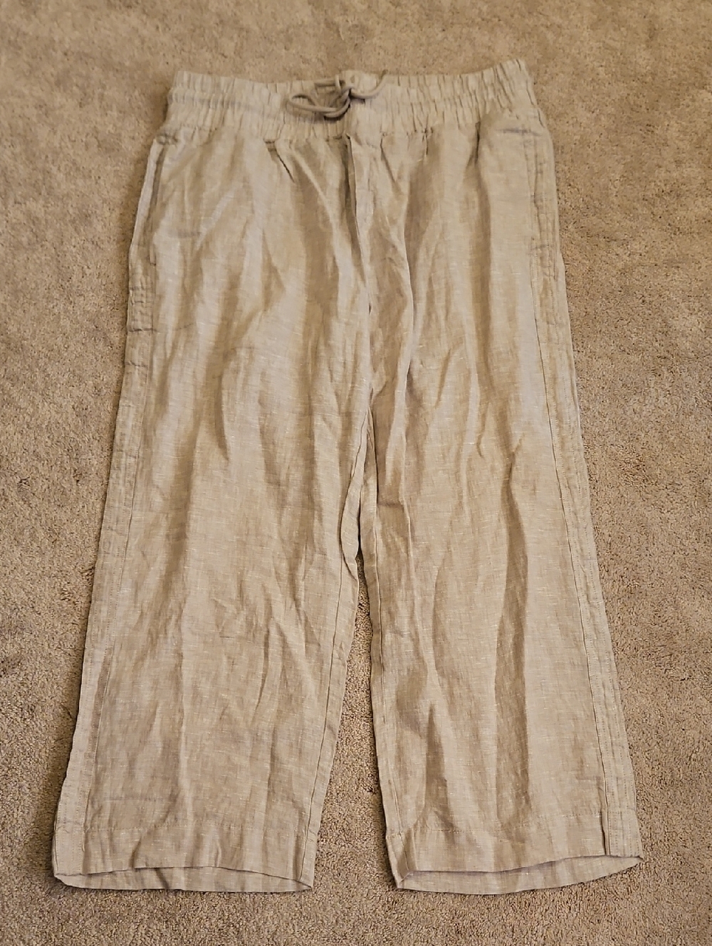 Quince Women's Drawstring 100% Linen Pants